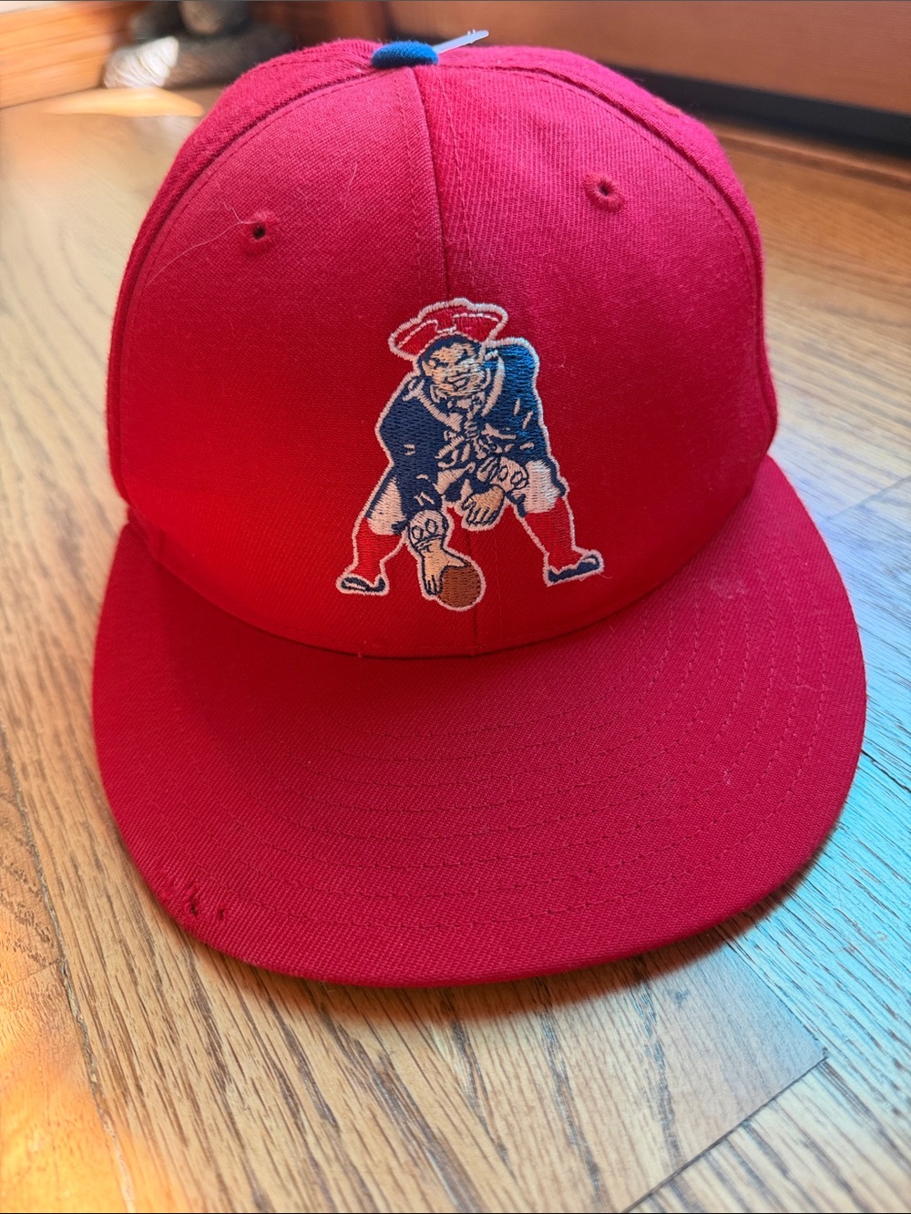 Mitchell & Ness New England Patriots Pat Patriot Fitted Hat 7 1/2